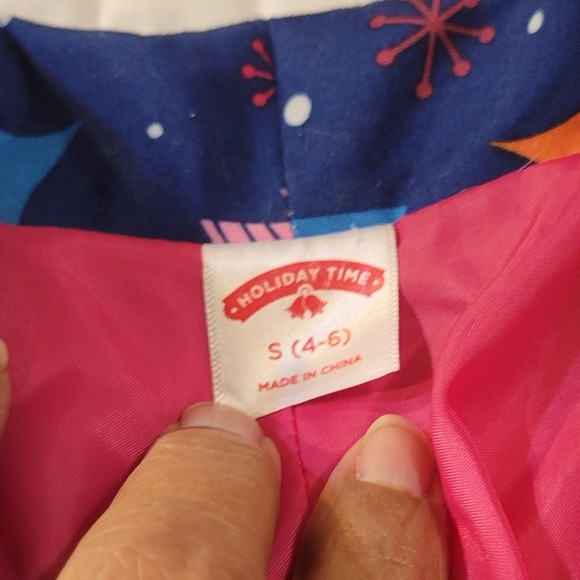 Holiday Time Light Up Womens S Blue Christmas Tree Ornaments Holiday Suit Blazer - Picture 4 of 8